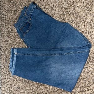 high waisted mom jeans